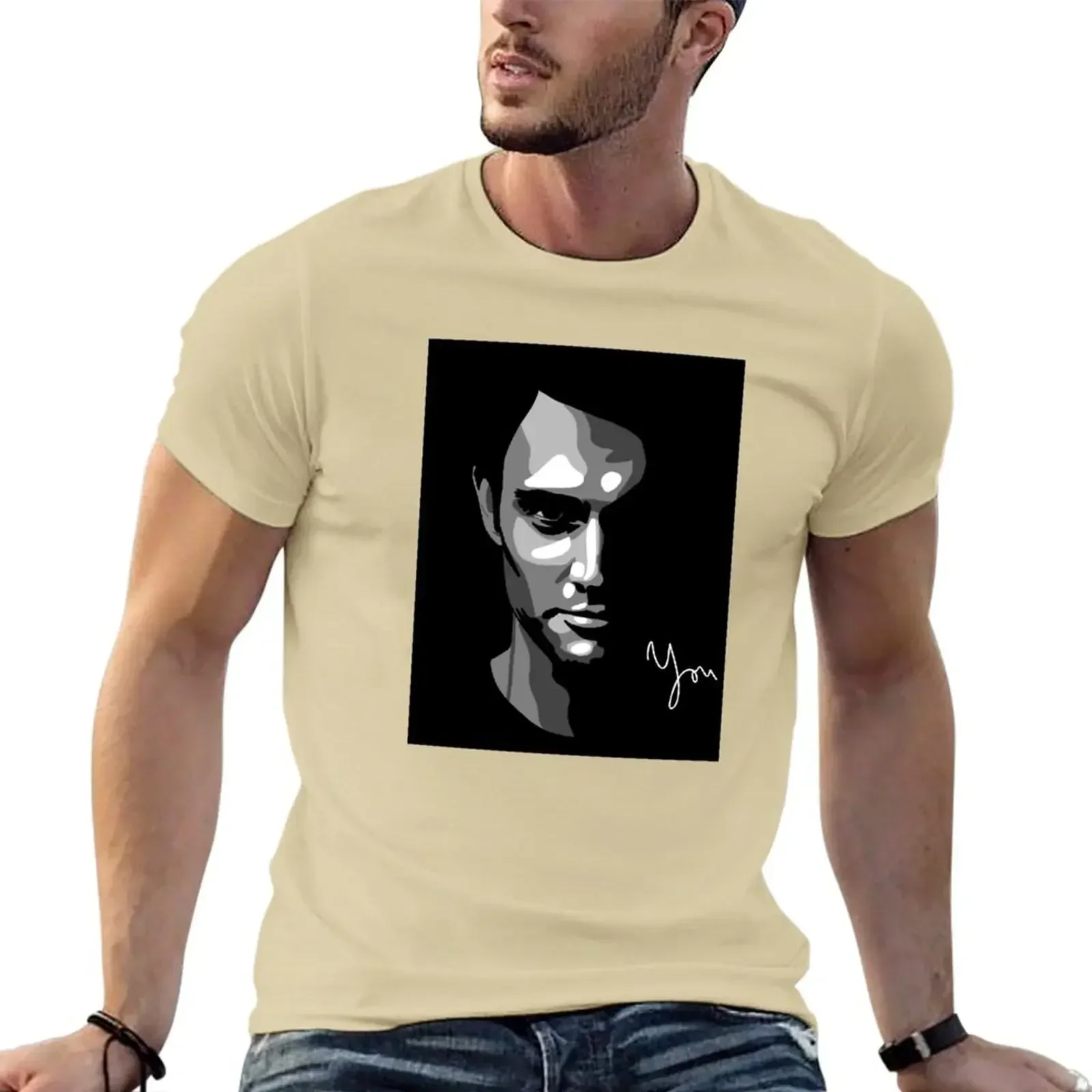 Футболка Джо голберг-вы Мужская футболка с принтом аниме одежда для мужчин