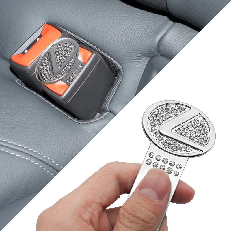 

Car Diamond Metal Seat Belt Buckle Safety Band Clip For Lexus RX300 RX350 LX470 ls430 ls460 ls200 is250 is300 LX570 CT200h 2022