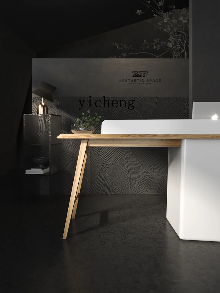 Креативный кассовый аппарат HYP White Paint в скандинавском стиле стойка регистрации