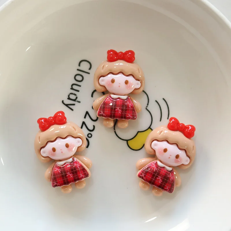 10 шт. милые фигурки героев мультфильмов для девочек кроликов щенков плоская