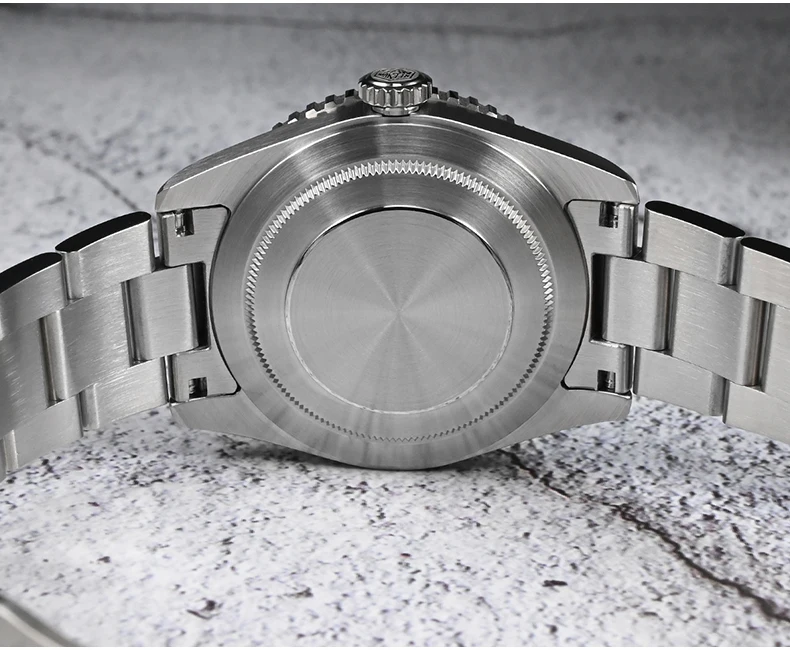 San Martin MensGMT Watch Роскошные автоматические механические наручные часы Sport Diver 20ATM