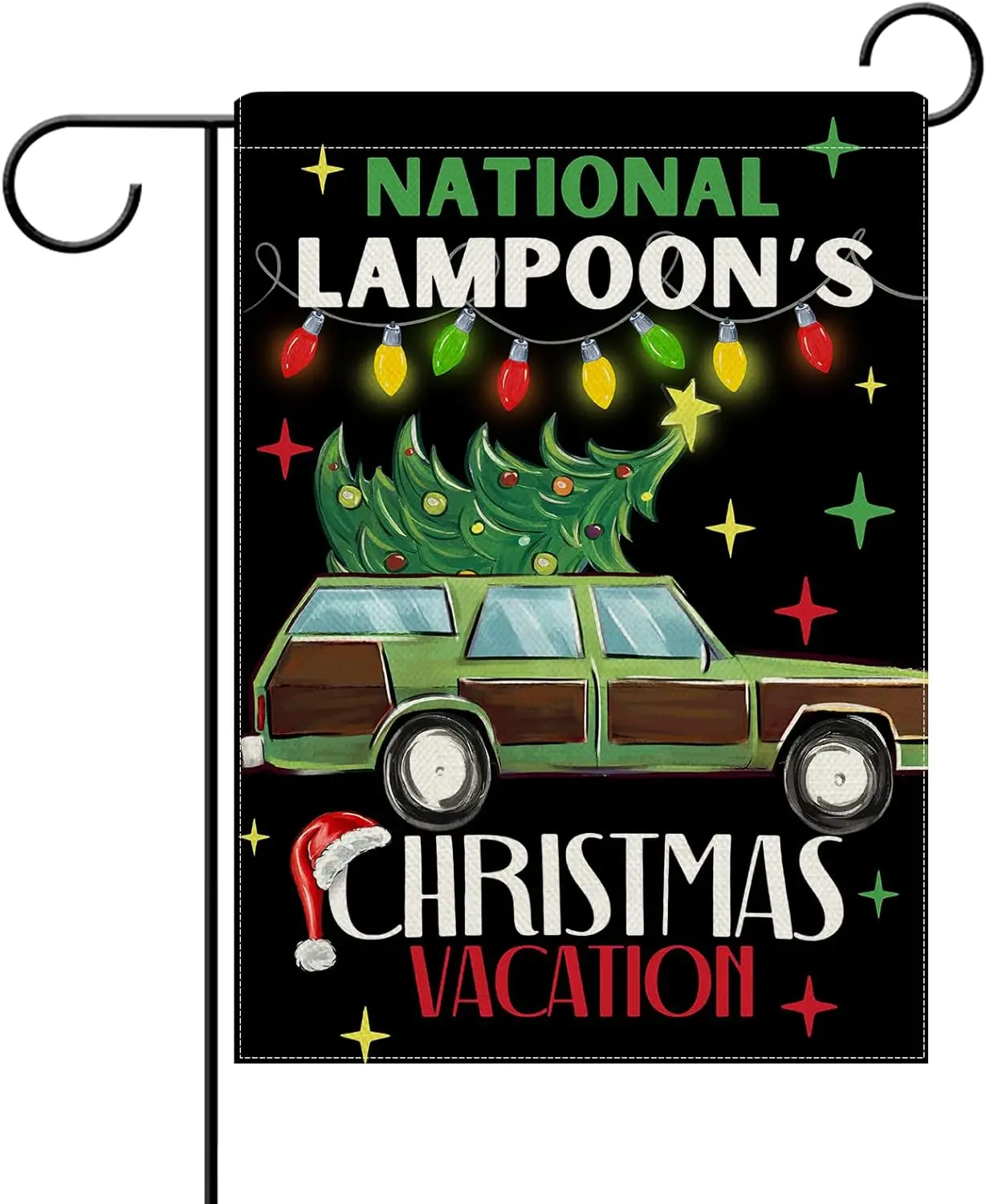 Dyrenson National Lampoons Рождественские каникулы Декоративный садовый флаг