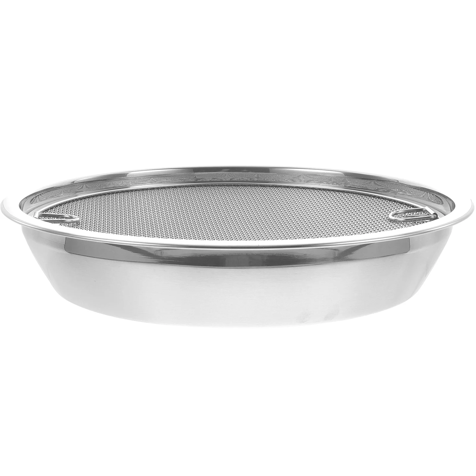 

Large Cooking Stainless Steel Holder Fried Chicken Serving Plate for Storage Home Kitchen Foods