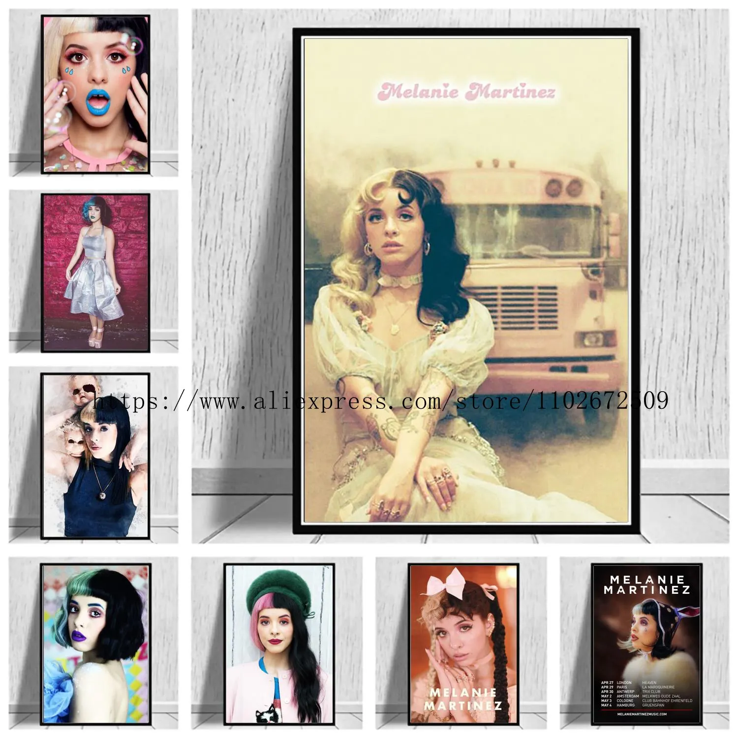 

Melanie Martinez Birthday Party Crybaby Detention K Canvas Painting Posters and Prints Wall Art Picture Home Living Room Decor