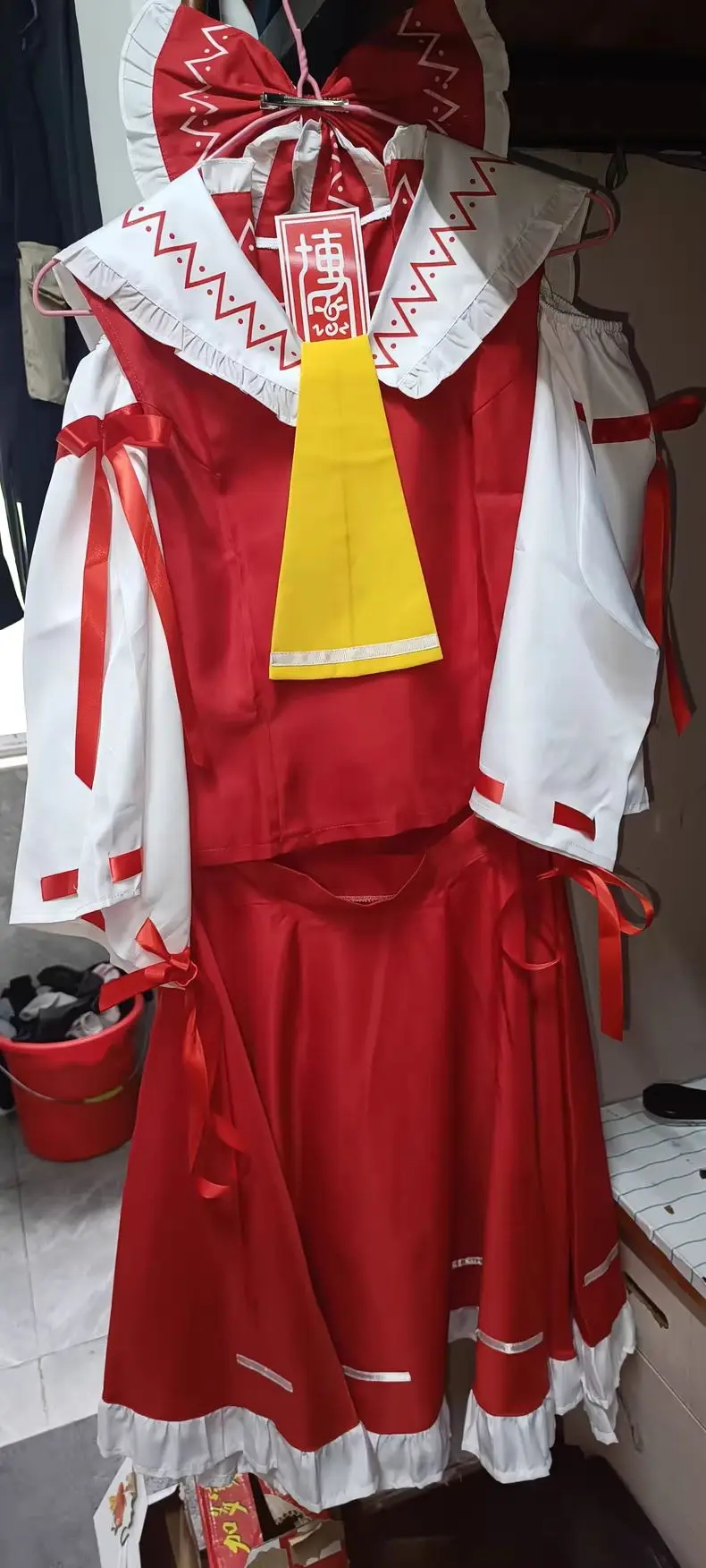 Костюм для косплея Hakurei Reimu из аниме Touhou Project, женская форма в стиле микофуку, полный комплект одежды (art.: 3920c8e9a39f0) - 3920c8e9a39f0