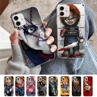 fhnblj charles lee ray chucky doll phone case for iphone 11 12 13 mini pro max 8 7 6 6s plus x 5 s se 2020 xr xs 10 case