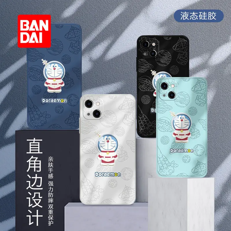 

Bandai Doraemon Phone Cover for iPhone 13 13Pro 12 12Pro 11 Pro X XS Max XR 7 8 Plus Kawaii Cartoon Soft Silicone Back Cases