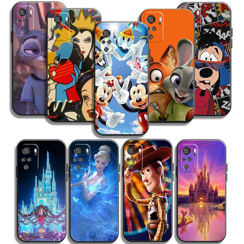 

Disney Cartoon Phone Cases For Xiaomi Redmi Note 11T 11 Pro 4G 5G Redmi Note 11 4G 11 5G Back Cover Carcasa Coque Funda
