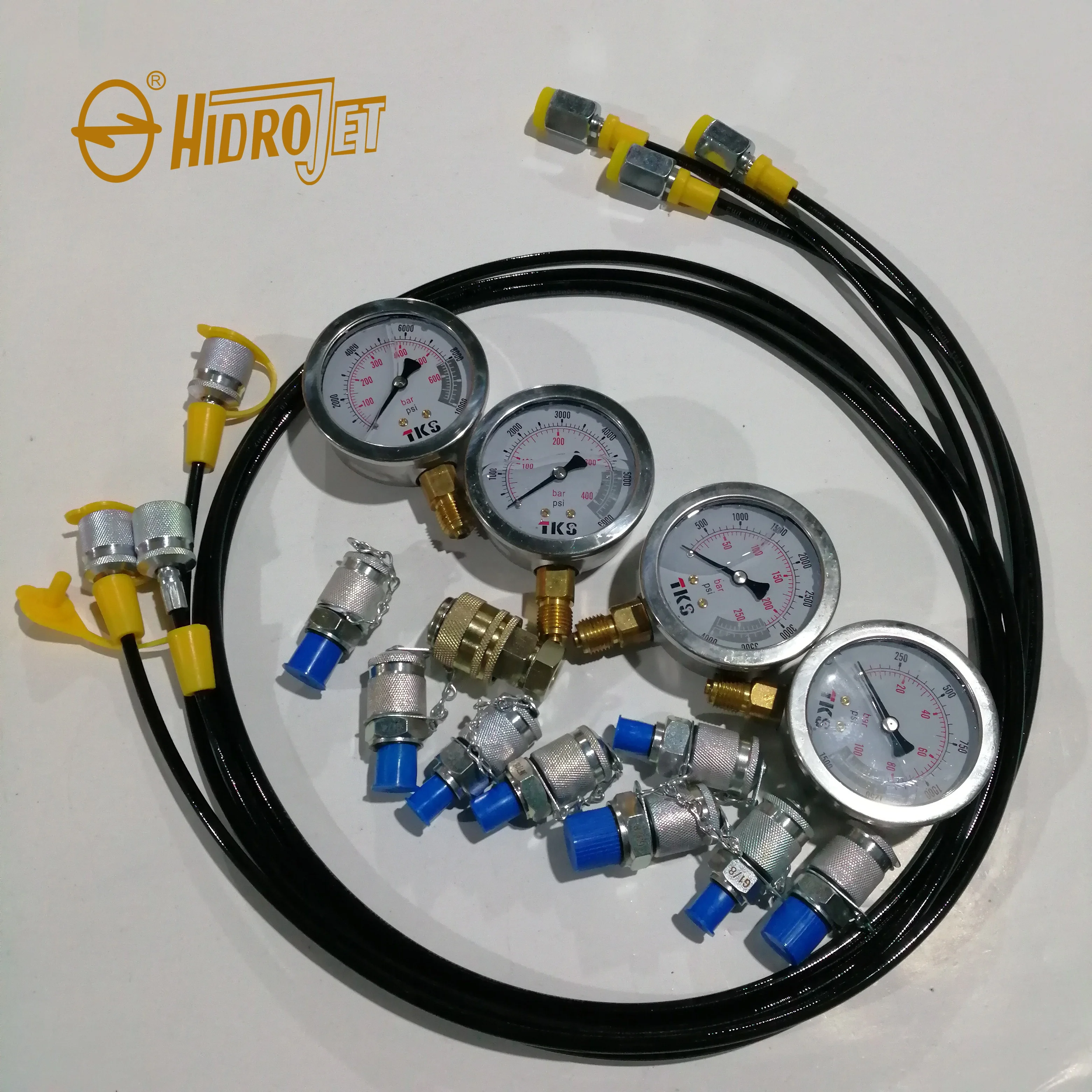 Новое поступление детали набор для испытания гидравлического манометра 0-400 бар