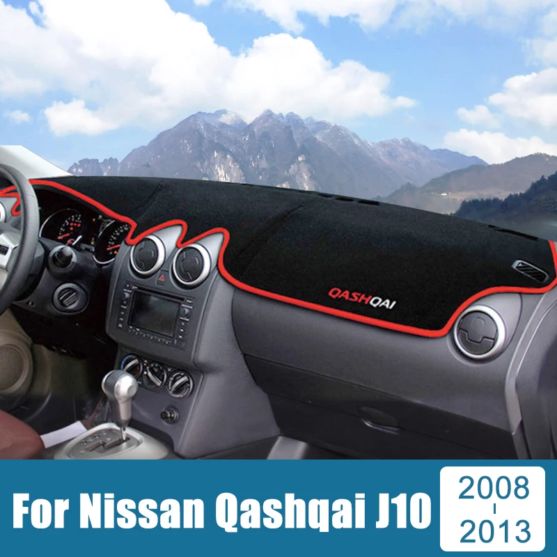 Car Accessories For Nissan Qashqai J10 2008-2010 2011 2012 2013 Dashboard Avoid Light Pad Instrument Platform Desk Cover Mats