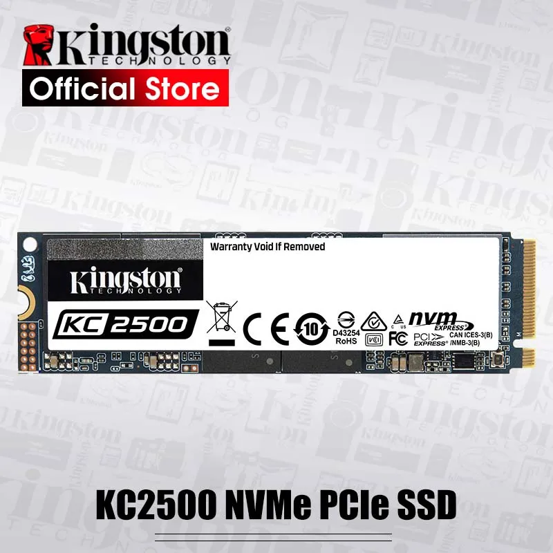 

Новый твердотельный накопитель Kingston SSD M.2 2280 KC2500 NVMe PCIe 250 ГБ 500 ГБ 1 ТБ 2 ТБ твердотельный жесткий диск m2 ssd для настольных ПК и высокопроизводительных пк