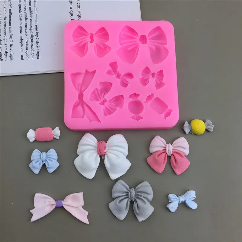 

Bow Tie Silicone Mold Kitchen DIY Cake Baking Decoration Fudge Dessert Cookies Baking Accessories Tools Fondant Chocolate Mold