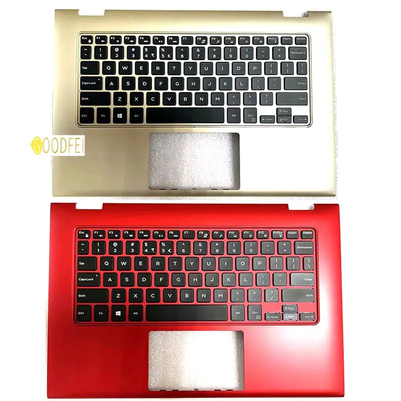 New Original for DELL 13-7347 7348 7352 7359 P57G Palmrest Upper Case Keyboard Bezel Top Cover Notebook C shell FV9P5 T7F22