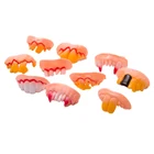 Зубные протезы, игрушки для Хэллоуина вечерние имитация бак, вампир, зомби, фронт, маскарад, косплей, ролевая игра, искусственные зубы, смешные шутки