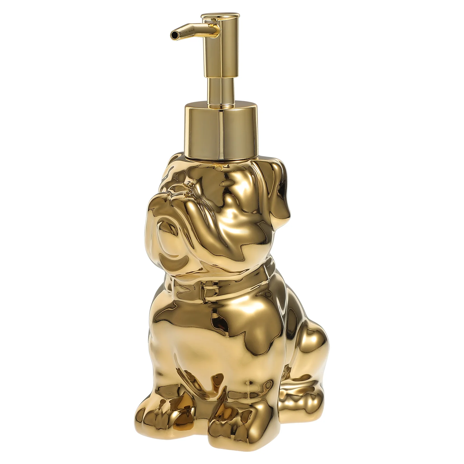 

Dispenser Pump Soap Empty Lotion Shampoo Liquid Body Conditioner Refillable Shower Wash Ceramic Dog Container Pumps Hand