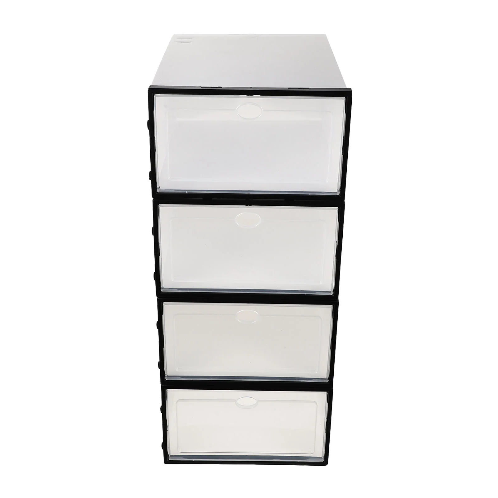 

Shoe Box Storage Clear Bins Organizer Household Boxes Bin Foldable Crates Stackable Containers Sneaker Waterproof Thickened
