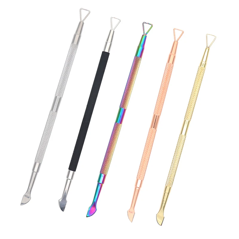 

Двусторонний инструмент для удаления кутикулы из нержавеющей стали