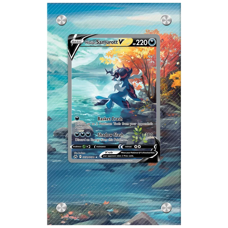 Фото Карты с покемонами, кирпич PTCG Lapras Keldeo Electivire Dialga Entei Raikou, аниме-игра, подарок, акриловый защитный чехол, игрушка «сделай сам» №5