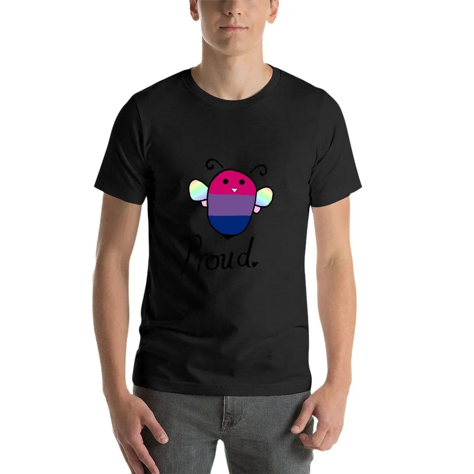 Пчелиная футболка Мужская индивидуальная корейская мода для мальчика