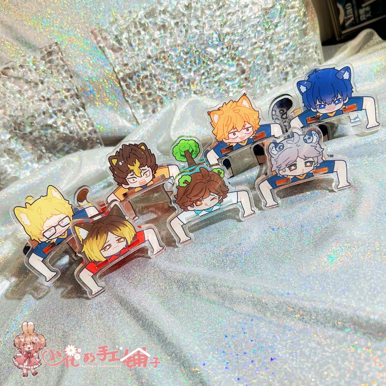 Аниме Haikyuu! Кронштейн для косплея Kei Tsukishima Yu Nishinoya sugawara koushi Shoyo Hinata Tobio Kageyama