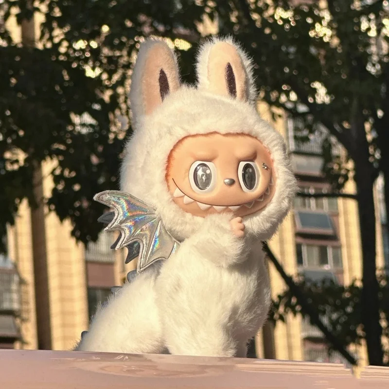 Labubu Zimomo 2 ангел монстров в облаках виниловая кукла с лицом кавайная фигурка кулон