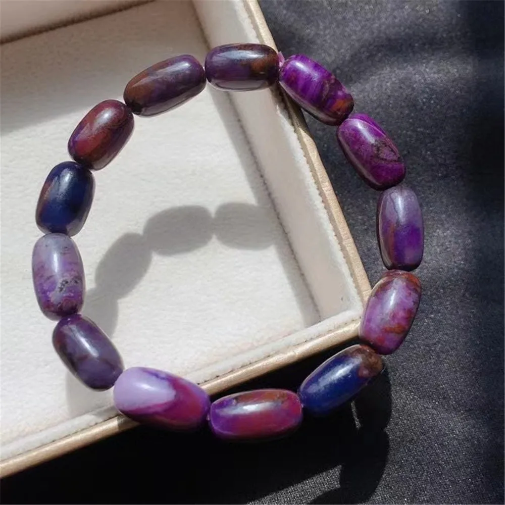

12mm Natural Sugilite Stone Bracelet Jewelry For Women Lady Men Healing Love Gift Crystal Beads Anticancer Gemstone Strand AAAAA
