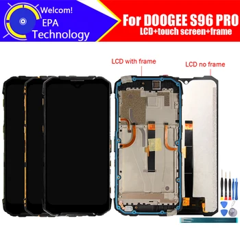 6.22 inch DOOGEE S96 PRO LCD Display + Touch Screen Digitizer+Frame Assembly 100% Original LCD+Touch Digitizer for S96 PRO+Tools