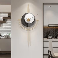 modern nordic style wall clocks quartz luxury wall clocks metal living room minimalist creative art reloj de pared home decor