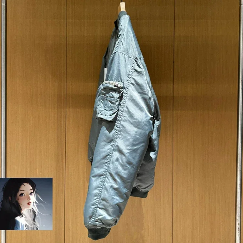 Утепленная хлопковая куртка-пилот с двойной молнией Grailz Project