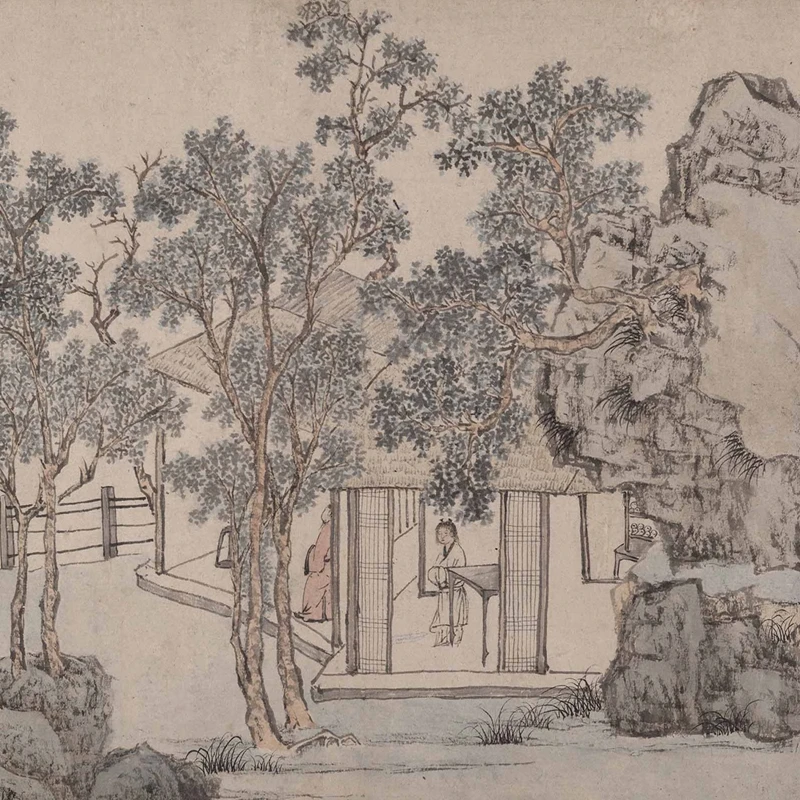 Mingwen Zhengming новый продукт Горизонтальное изображение Cong Guizhai 1:1 Китайская древняя