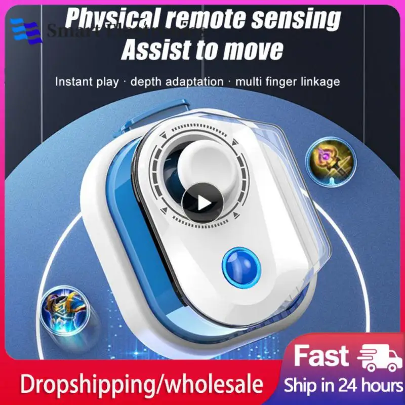 

Strong Adaptability Smart Gamepad Transparent Design Multi-button Game Controller One-handed Wireless Gamepad Game Accessories