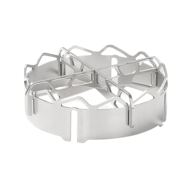 

Кронштейн для ветрового стекла газовой плиты, ветрозащитное кольцо из нержавеющей стали для плиты, оборудование для кемпинга на открытом в...