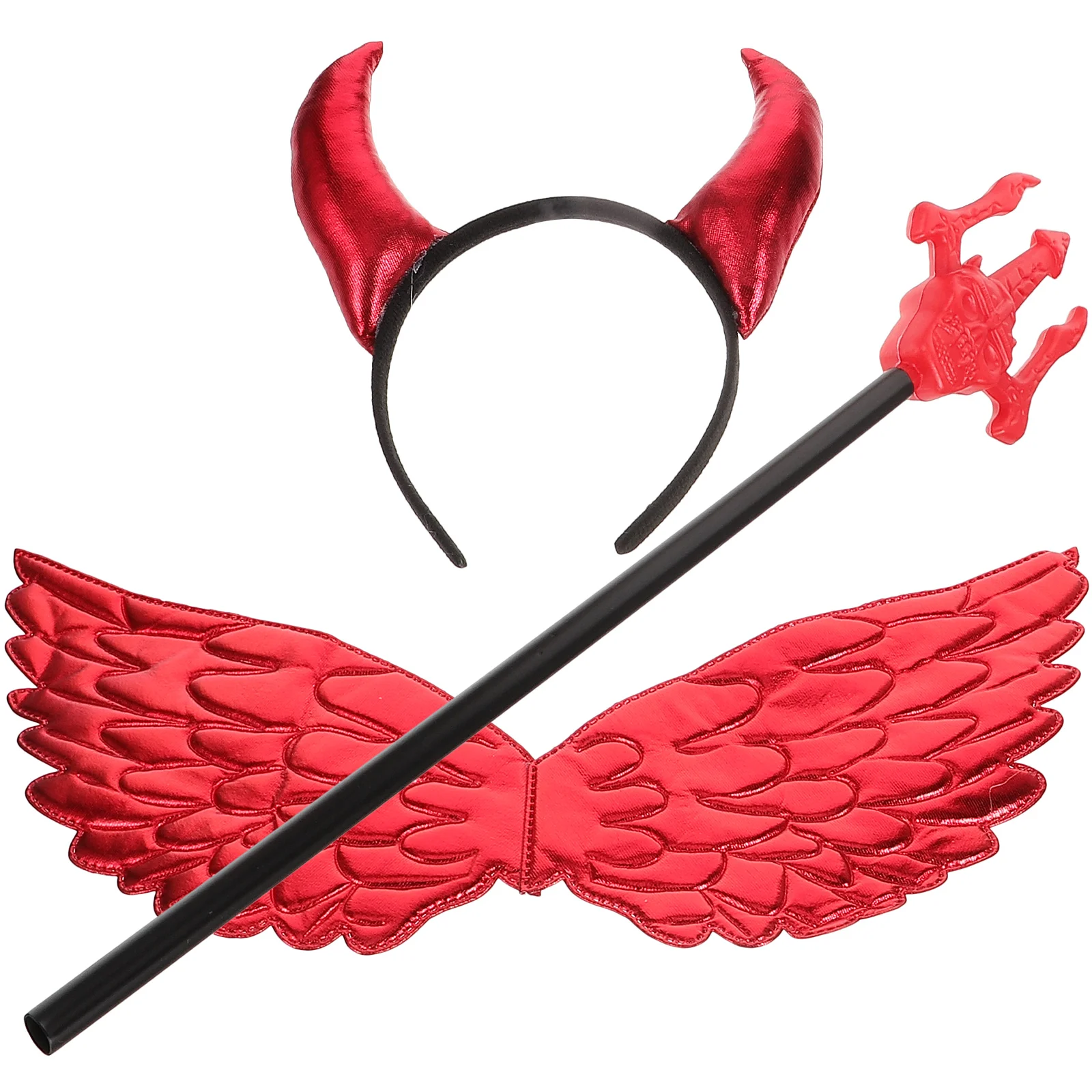 Набор крыльев демона Хэллоуин хвост реквизит для косплея повязка на голову с
