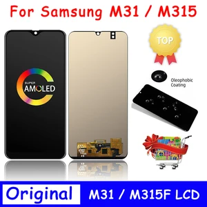 Imported 6.4'' AMOLED For Samsung Galaxy M31 LCD M315 Display Touch Screen Digitizer Assembly For Samsung M31