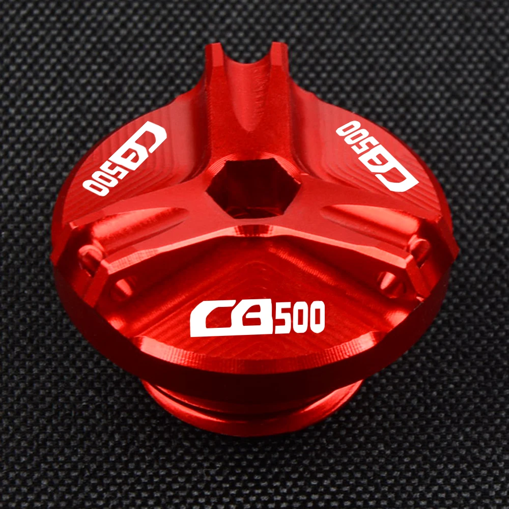 

Motorcycle Accessories Engine Oil Cup Plug Cover For Honda CB500 CB 500 19694 1995 1996 1997 1998 1999 2000 2001 2002 M20*2.5