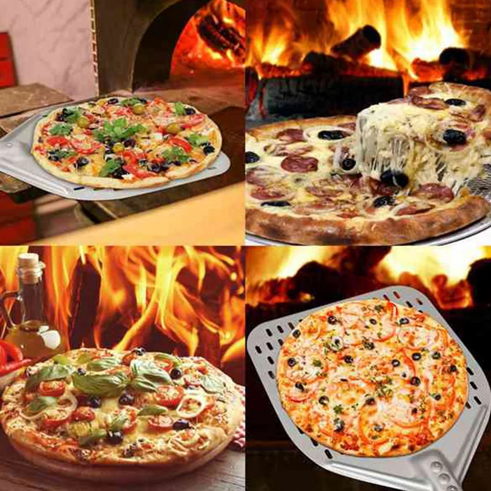 14-дюймовая лопатка для пиццы Dural Punching соединительная толстая духовка