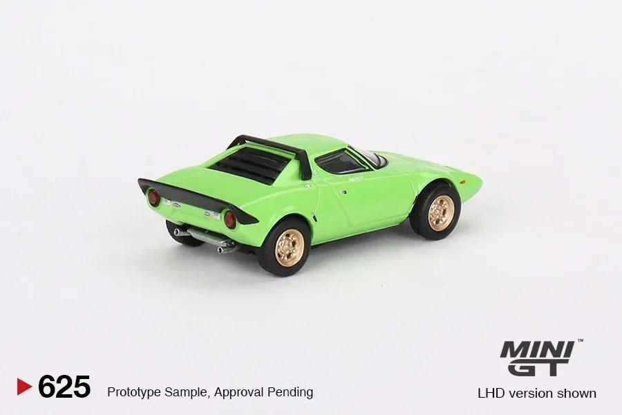 MINI GT 1:64 Lancia Stratos HF Stradale Verde Chiaro Green Коллекция литых моделей автомобилей Миниатюра