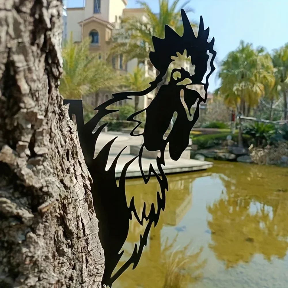 Силуэт железа для курицы: очаровательный уличный декор сада и фермы. Фотообои