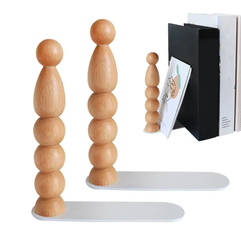 

Book Stand Candied Haws Shape Bookends Reusable Decorative Metal Book Ends Supports For Journals Books Magazines