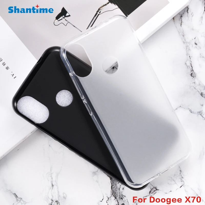 Чехол Для Doogee X70 ТПУ противоударный резиновый чехол защитный бампер гибкий