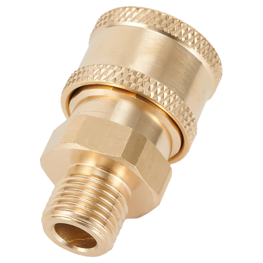 

Pressure Washer Connector Coupling Quick Release Adapter 1/4" Male Fitting Connection Car Washing Garden Joints