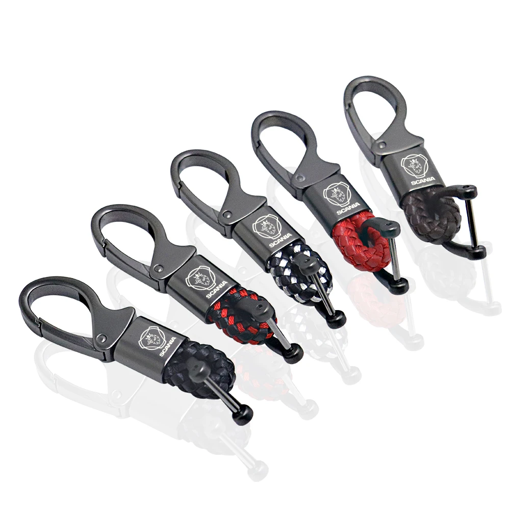 Кожаный брелок из микрофибры для scania G S R P |