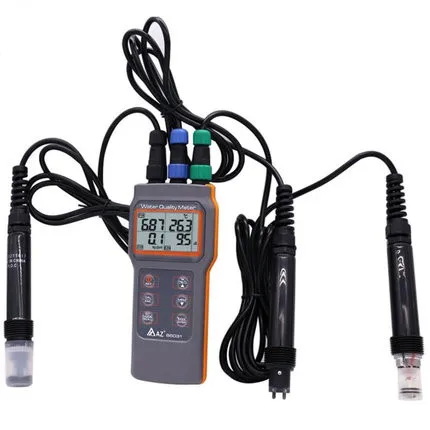 

Цифровой Измеритель Качества Воды AZ86031, ручной прибор для измерения PH/проводимости/солености/растворенного кислорода/температуры