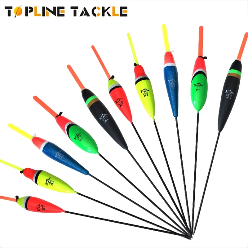 

Topline Tackle 10PCS/Lot Fishing Floats All Waggler Buoy Bobbers Fish Barguzinsky Fir Floats Tackle Carp Pesca Boya Acesorios