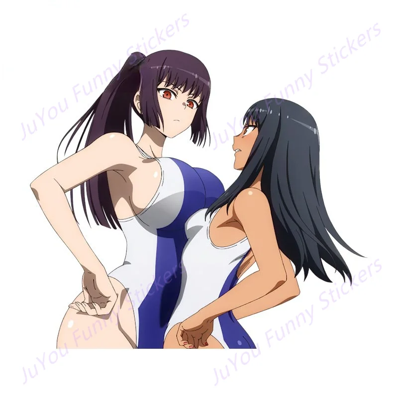 

FUYOOHI Funny Stickers Exterior Accessories Laptop Car Sticker Simple Personality Decals Scratch-Proof Creative Windows Decor KK