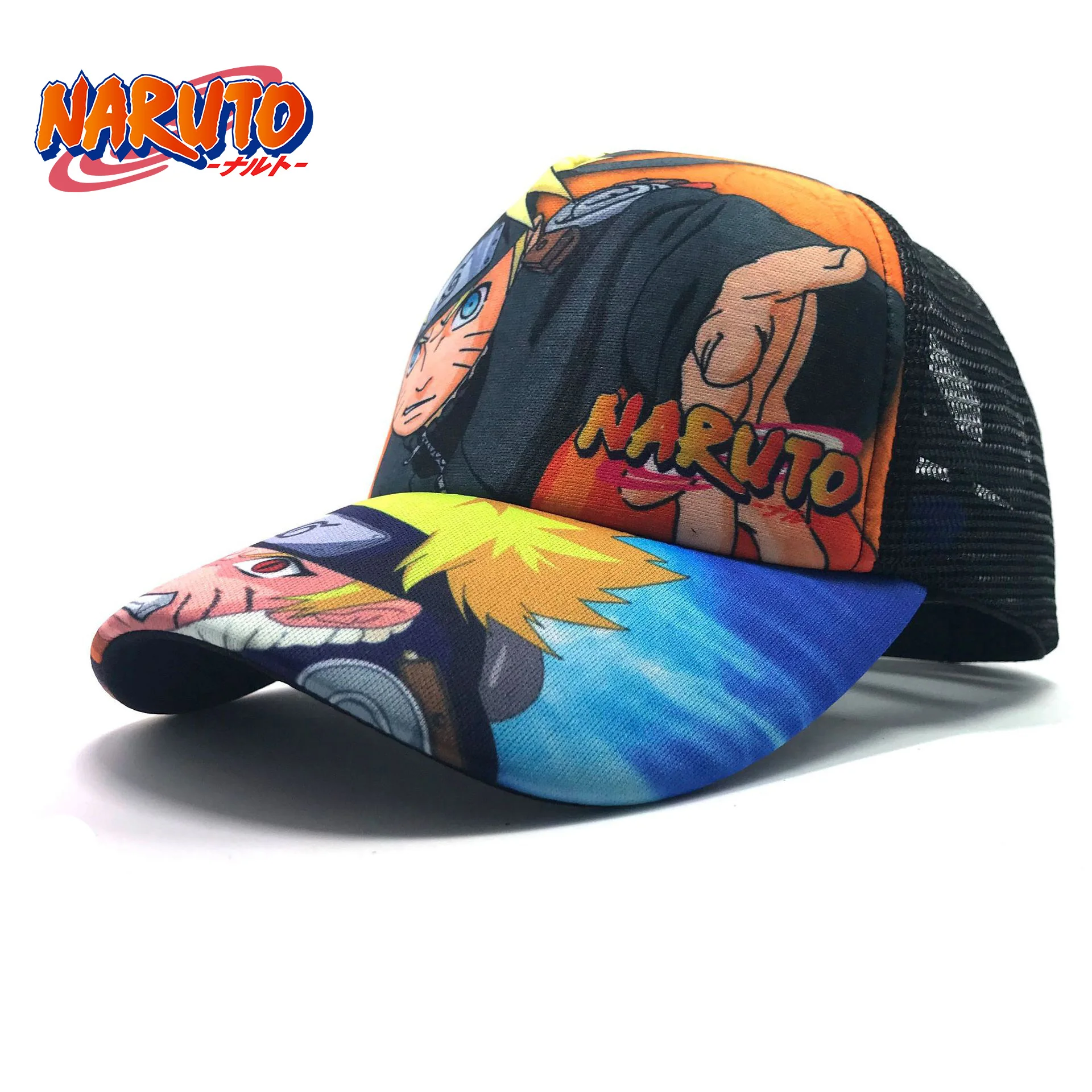 Бейсболка Наруто с аниме-фигуркой Итачи Саске Акацуки для косплея Регулируемая