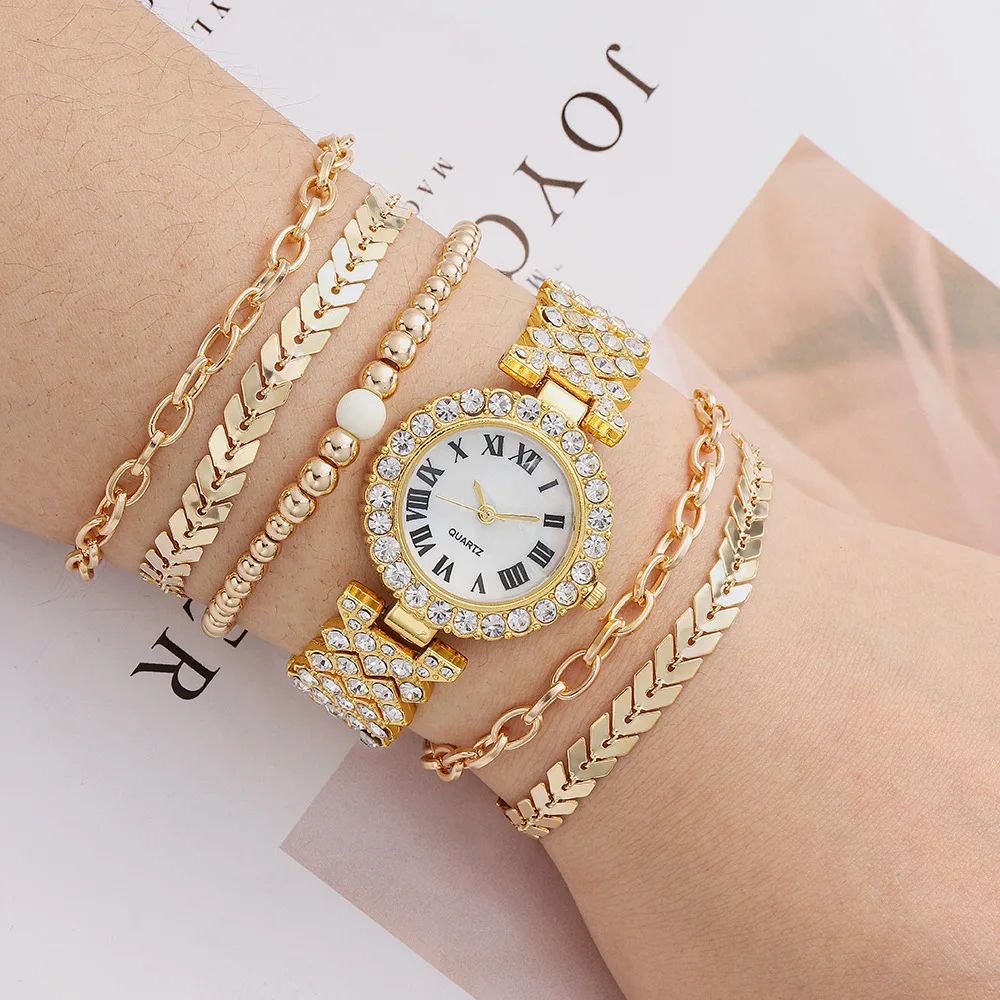 Luxury Fashion Watches for Women New Bracelet Quartz Watches Rhinestone Wrist Watch reloj mujer elegante