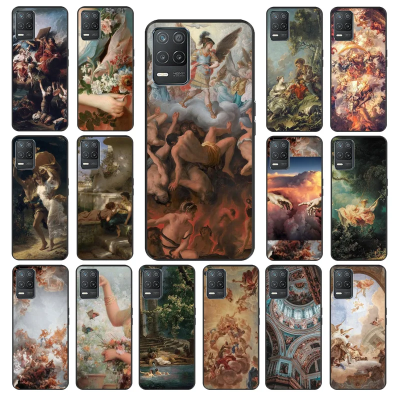 

Renaissance art Paint Case for OPPO Realme GT 2 Pro X2 Pro XT C25S 8 7 6 Pro 6i GT Master C3 C21 C21Y C11 X3 SuperZoom