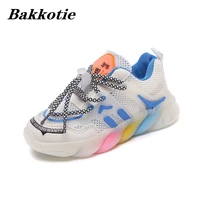 kids sneakers 2022 spring baby shoes boys casual sports chunky sneaker toddler girls fashion brand jelly soft sole breathable