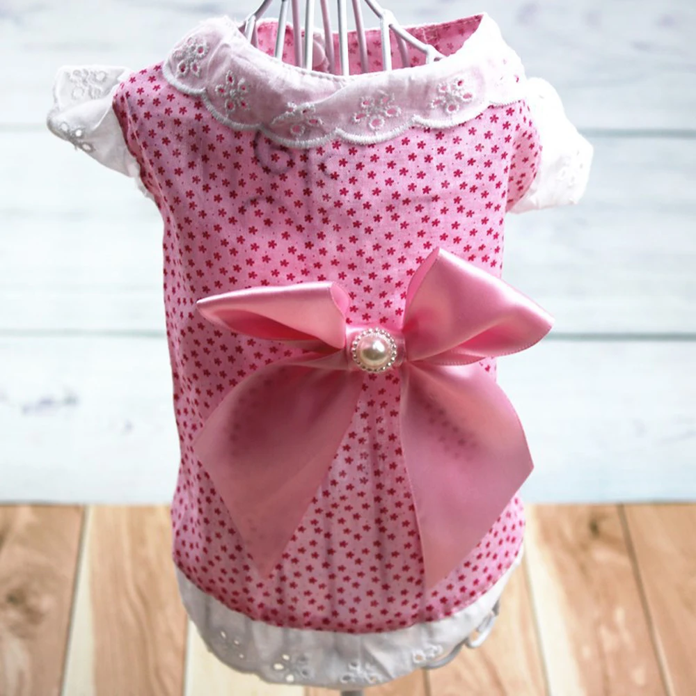 

Dog Apparel Online Sale Dog Skirts Pet Dress For Dog Princess Dress Dog Wedding Clothes For Puppies Dress Cotton Sling Pet Skirt